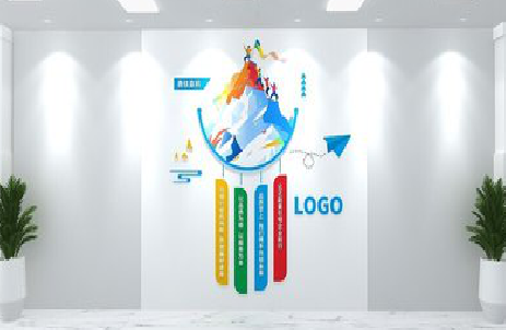 双峰公司企业形象墙的工艺材料有哪些？